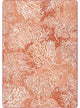 Oceanic Blooms, Coral, 4'x5'