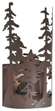 11 Wide Tall Pines Wall Sconce