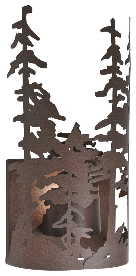 11 Wide Tall Pines Wall Sconce