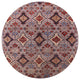 Ahgly Company Indoor Round Mid-Century Modern Area Rugs, 4' Round