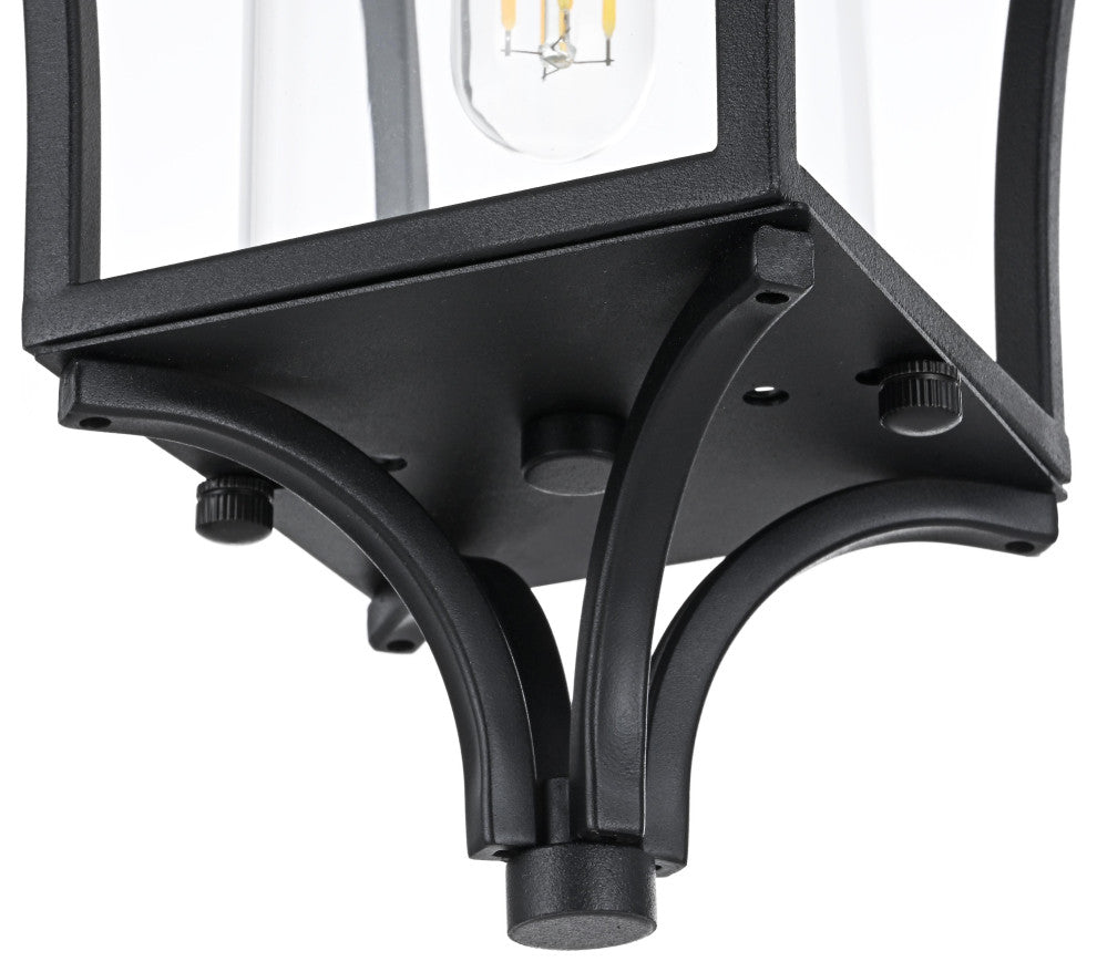 Home Living 7" Outdoor Pendant, Black