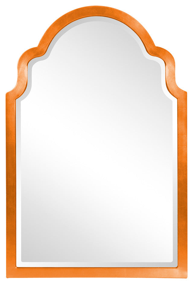 Howard Elliott Sultan Glossy Orange Mirror