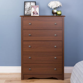 Cherry Monterey 5 Drawer Chest