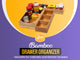 YBM HOME Bamboo 4 Compartment Organizer Tray for Drawers
