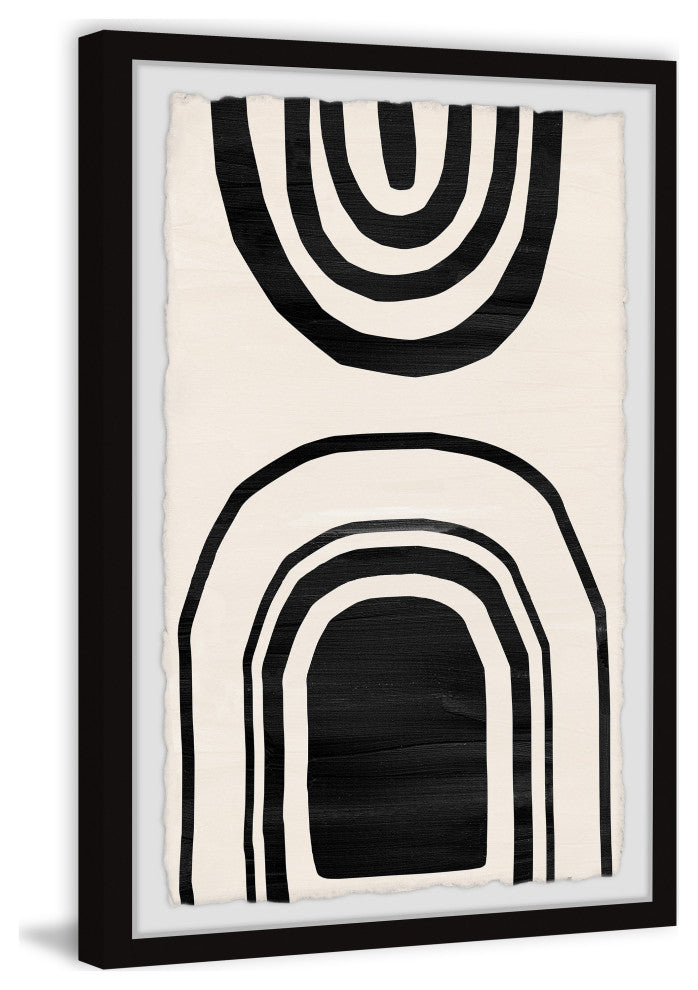 "Tunnel of Uncertainty" Framed Painting Print, 20x30