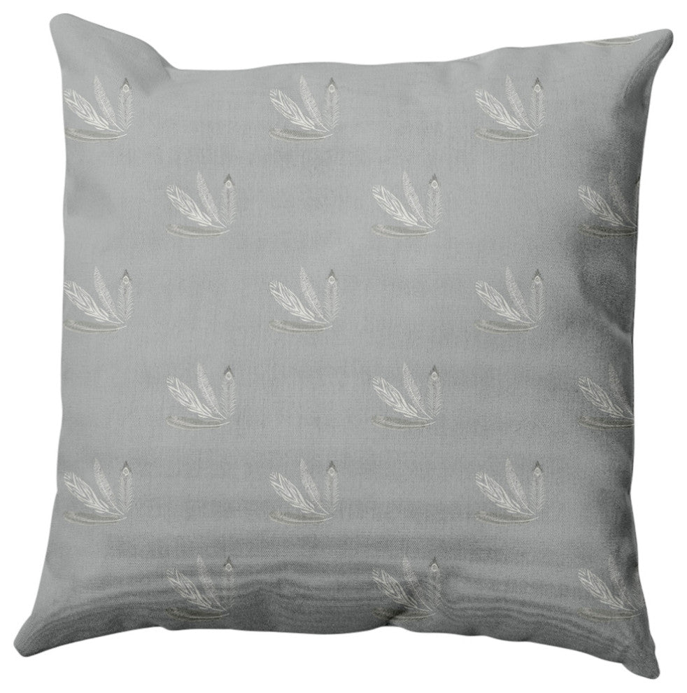 Feather Pattern Decorative Throw Pillow