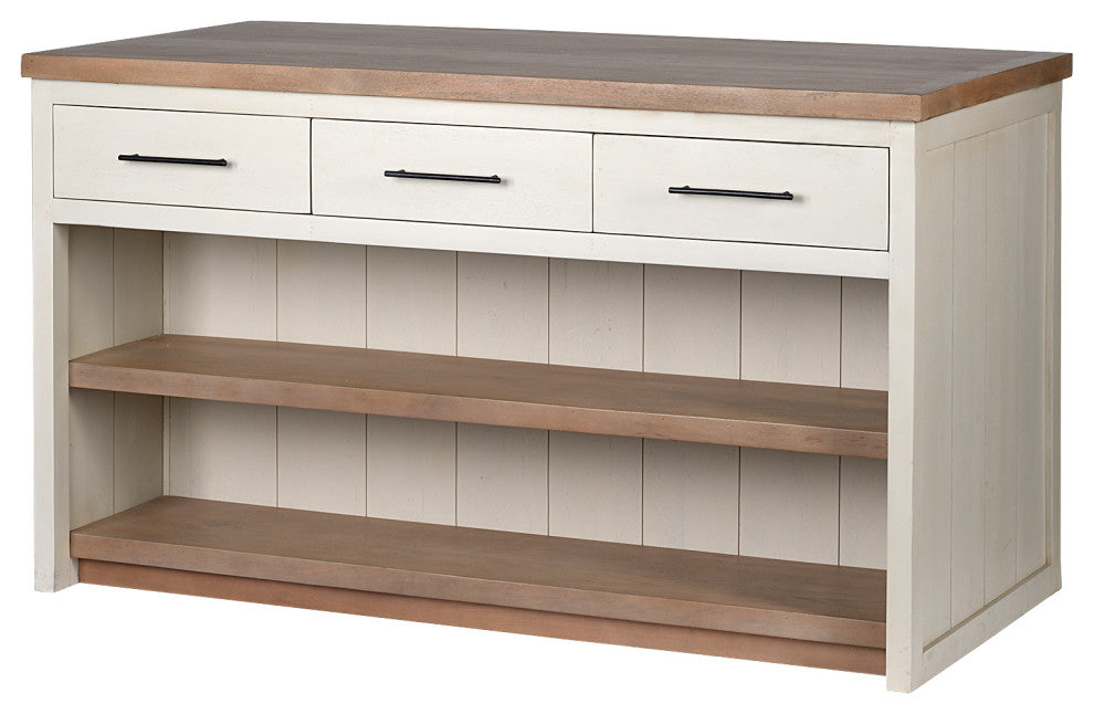 Solid Wood Kitchen Island, Fairview II