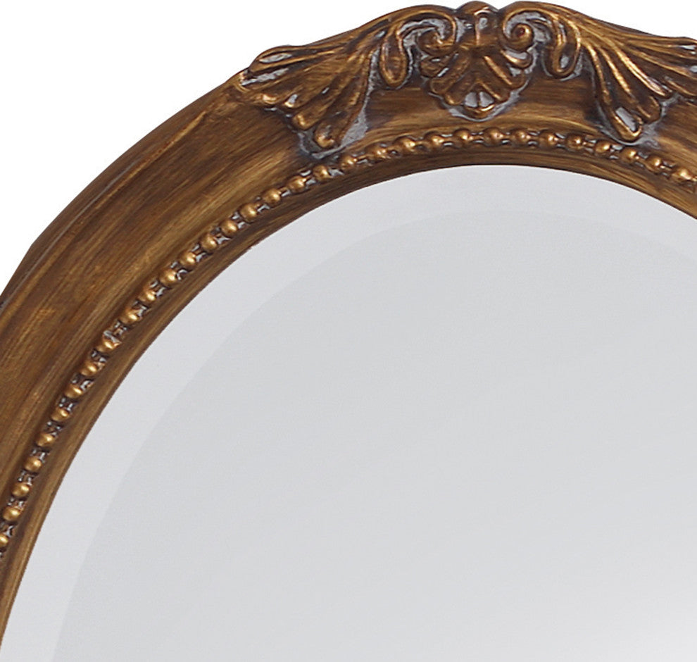 Howard Elliott Queen Ann Mirror, Antique Gold