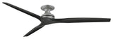 Fanimation Spitfire DC-KIT-72-F Spitfire DC 72" 3 Blade Indoor / - Galvanized /