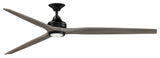 Fanimation Spitfire DC-KIT-84-LK Spitfire DC 84" 3 Blade Indoor / - Black /