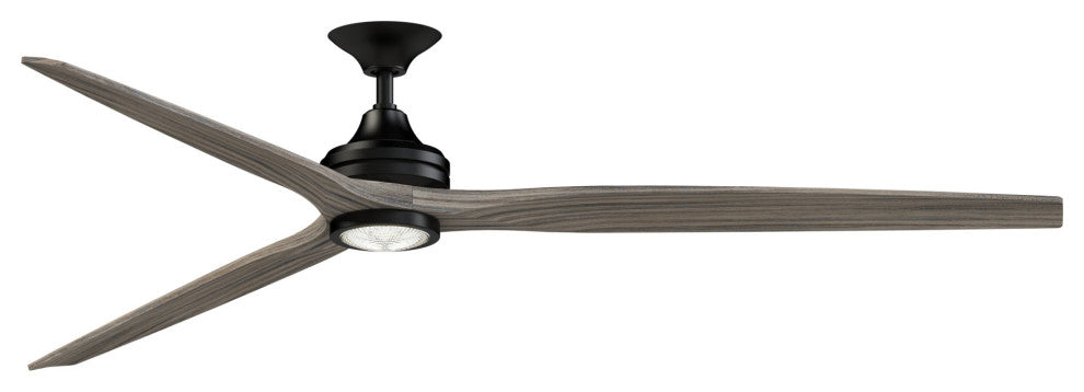 Fanimation Spitfire DC-KIT-84-LK Spitfire DC 84" 3 Blade Indoor / - Black /