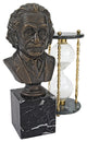 Albert Einsten Bust On Marble Base