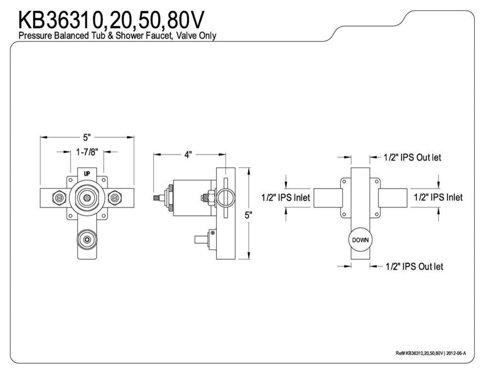 Restoration Shower Valve