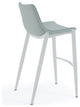 Modrest Jane Modern Light Gray Counter Stool, Set of 2