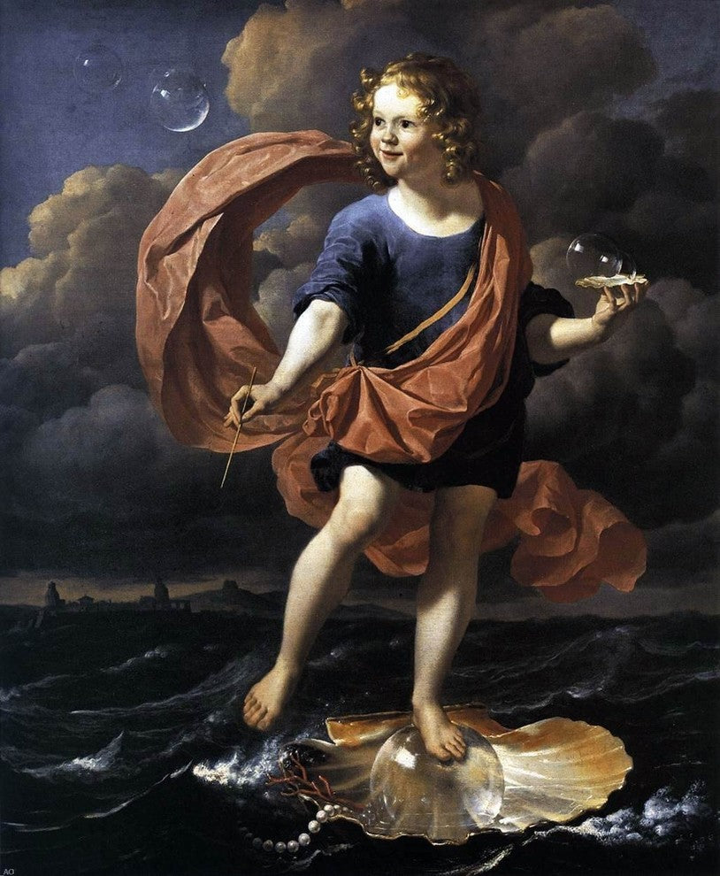 Karel Dujardin Allegory, 20"x25" Wall Decal Print