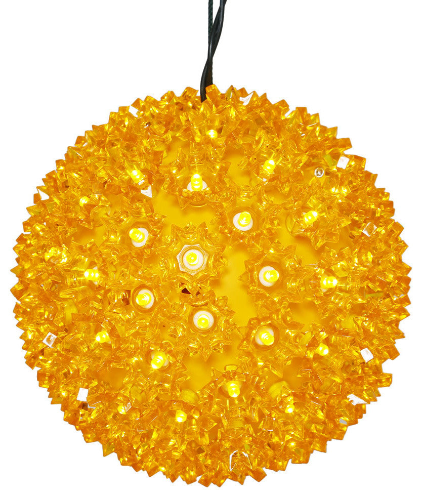 Vickerman x120607 6" Starlight Christmas Ornament With Gold LED Lights