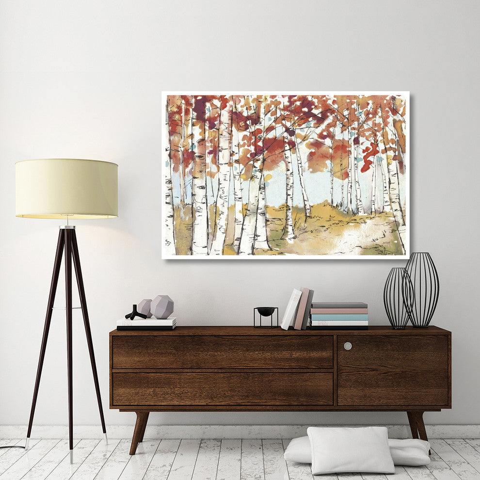 "Festive Foliage X" Digital Paper Print by Anne Tavoletti, 62"x42"