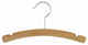 Wooden Baby Top Hanger, Natural/Chrome Finish, Box of 100