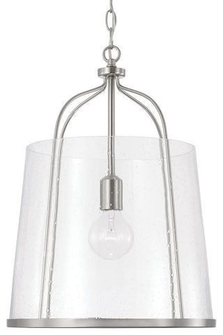 Capital Lighting 347011 Madison 14"W Pendant - Brushed Nickel