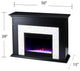 Torron Color Changing Marble Tiled Fireplace - Black