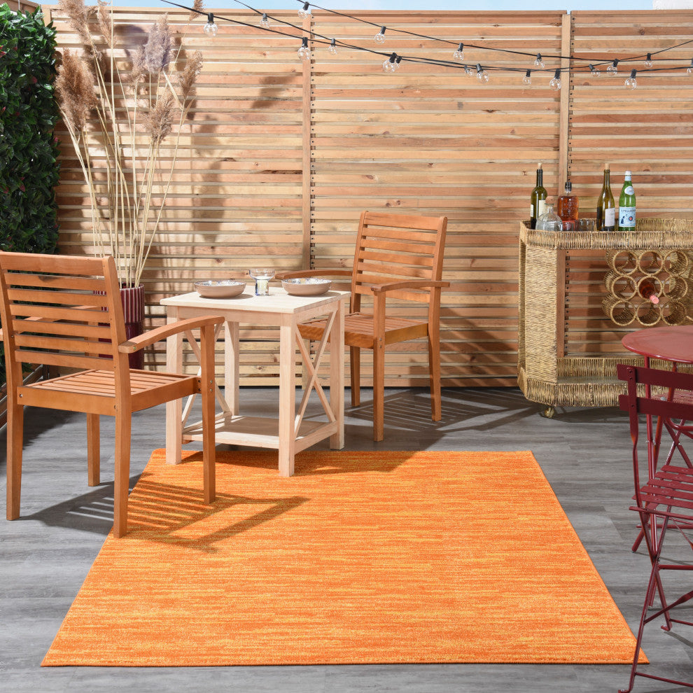 Nourison Essentials 6' x 9' Sunburst Outdoor Area Rug