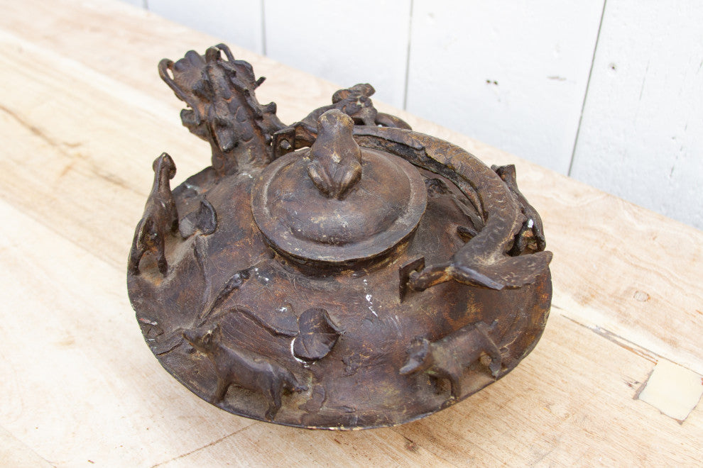 Large Ancient Dragon Tea Pot