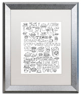 Elizabeth Caldwell 'Put The Kettle On' Art, Silver Frame, White Mat, 16x20