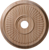 24"OD x 2 1/4"P Carved Berkshire Ceiling Medallion, Cherry