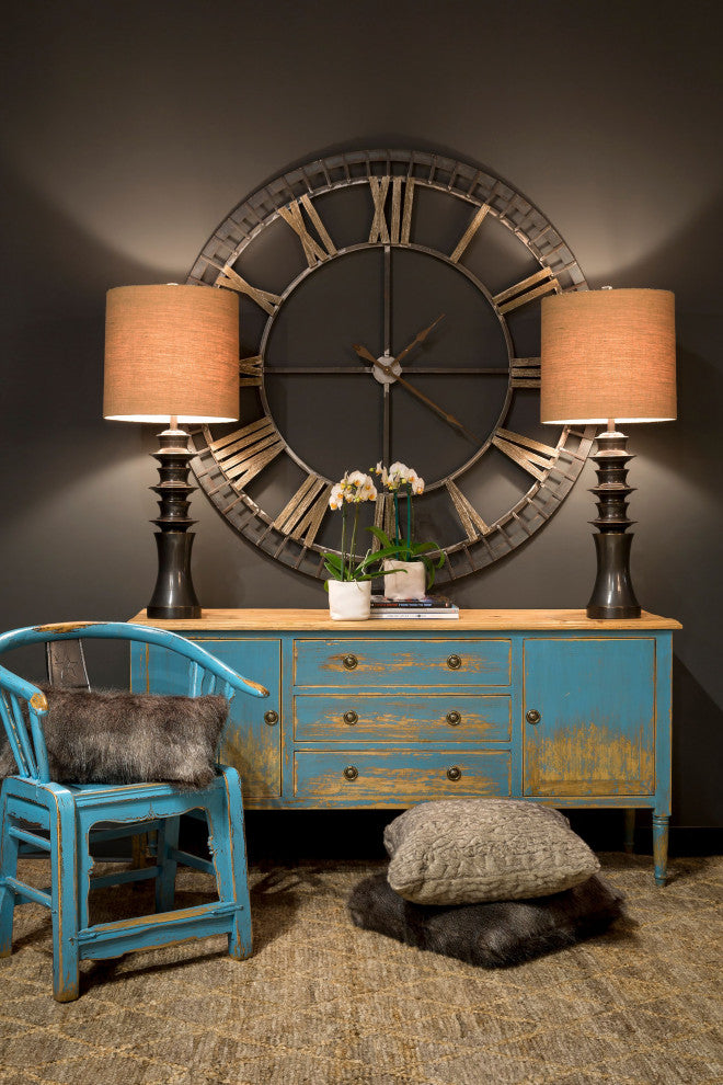 BIG BEN CLOCK | Distressed Finish on Metal Wall Art