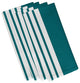 Stripe Print Napkin, Lakeblue, Set of 4