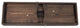 HERCULES Series 40" x 12" Solid Pine Folding Farm Bench, Mahogany