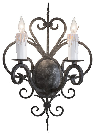 14 Wide Kenneth 2 Light Wall Sconce