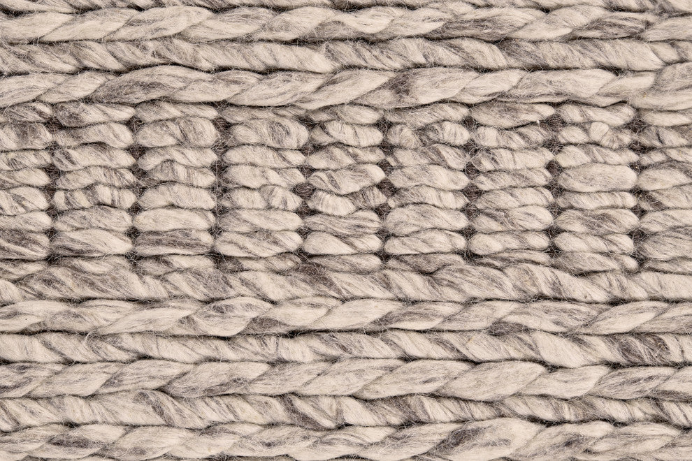 Weave & Wander Genet Modern Eco-Friendly Rug, Oatmeal, 2'x3'