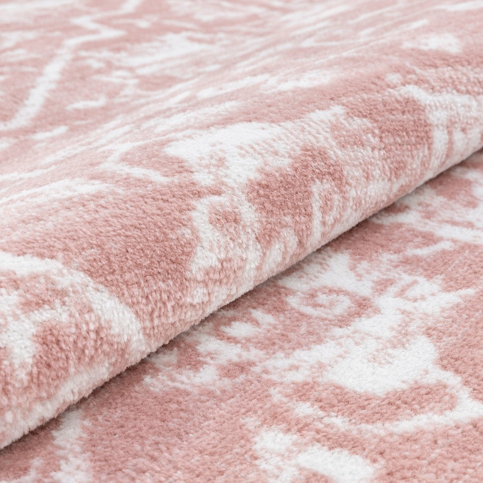 Well Woven Dazzle Disa Blush Vintage Medallion Oriental 7'3"x9"3" Area Rug