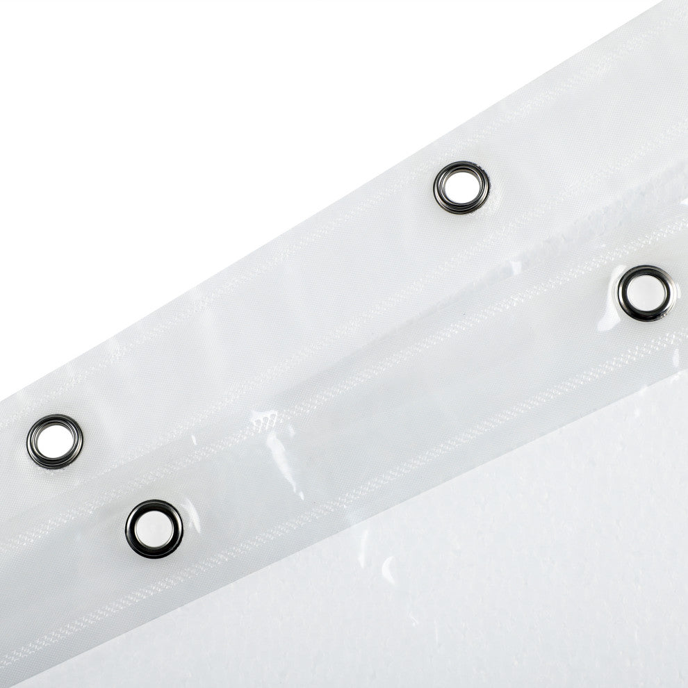 Utopia Alley 4.8G Clear PEVA Shower Liner - Clear Shower Curtain Liner, 72"X72"