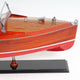 Chris Craft Runabout Painted Wooden Handcrafted boat model