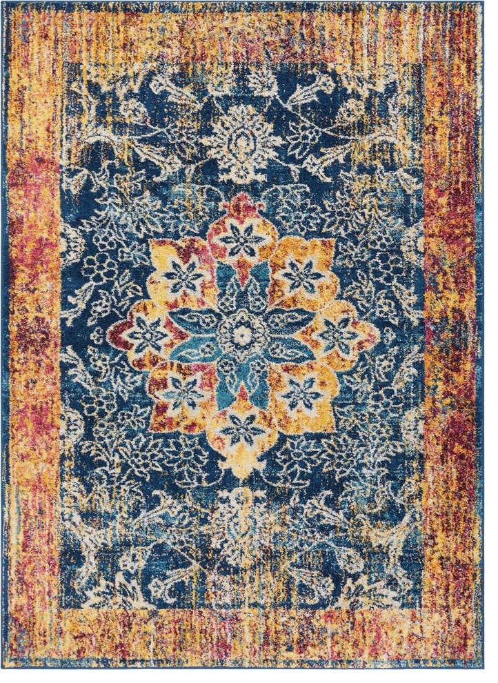 Well Woven Vettore Figaro Traditional Medallion Floral Multi Area Rug