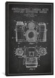 "Camera Charcoal Patent Blueprint" by Aged Pixel, 18"x12"x1.5"