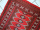 Handmade Vintage Pakistani Lahore Distressed Rug, 2.6'x4.7', 81cmx145cm 1960s