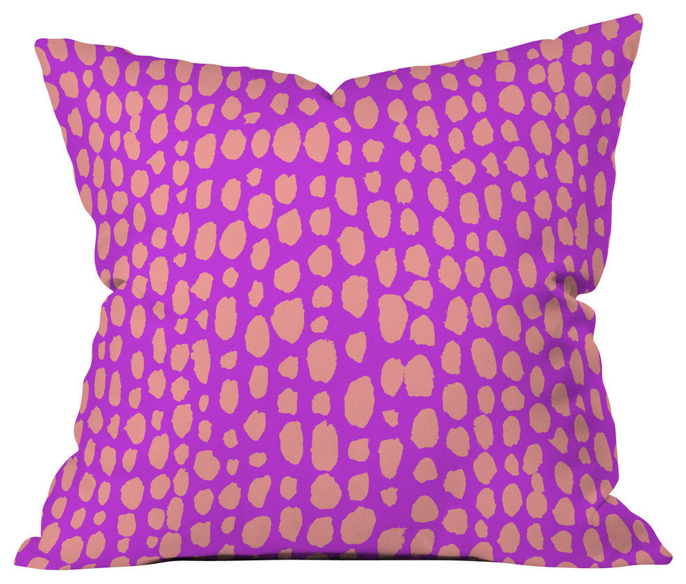 Deny Designs Rebecca Allen Pebble Beach Wild Outdoor Throw Pillow
