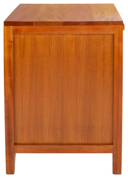 Safavieh Devon 1 Drawer 1 Door Nightstand, Natural