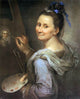 Giovanna Fratellini Self-Portrait Gallery Wrap Canvas, 20"x25"