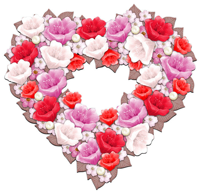 Valentine Hart Wreath Door Hanger