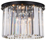 Sydney 6-Light Flush Mount, Shade: Clear