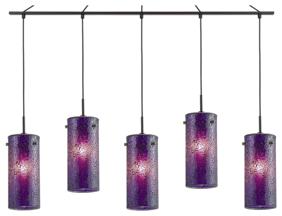 Woodbridge Lighting Tube 5-Light Linear Pendant