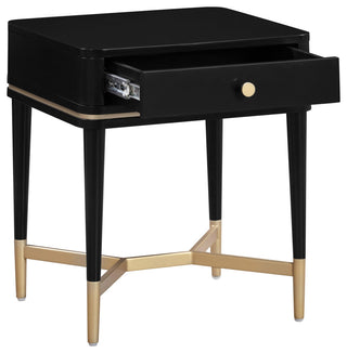 Julieta Black Nightstand - Black