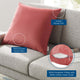 Accent Throw Pillow, Velvet, Pink, Modern, Living Lounge Hotel Lobby Hospitality