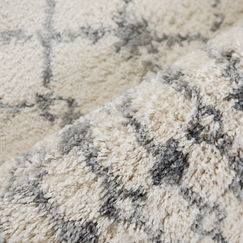 Aspen Arra Shag Polypropylene Area Rug, 5'x7'6"