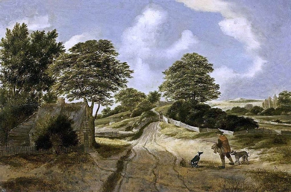 Nicolaes Hals Dune Landscape Wall Decal