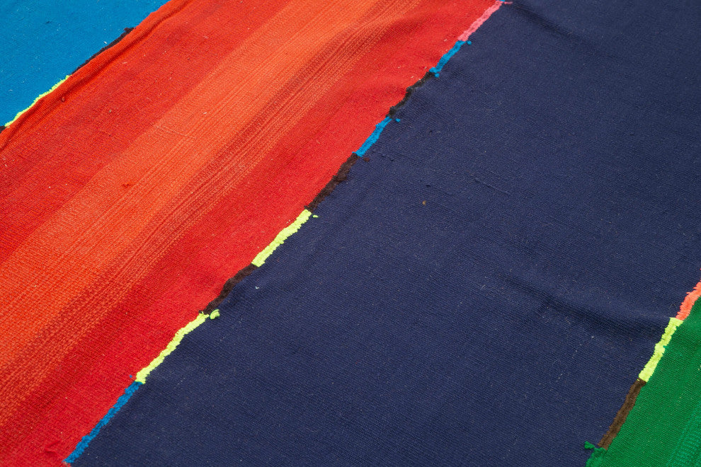 Rug N Carpet - Handwoven Turkish 5' 7'' x 10' 4'' Tribal Kilim Rug